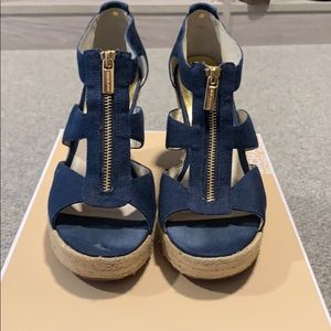 Michael Michael Kors Damita Wedge Navy